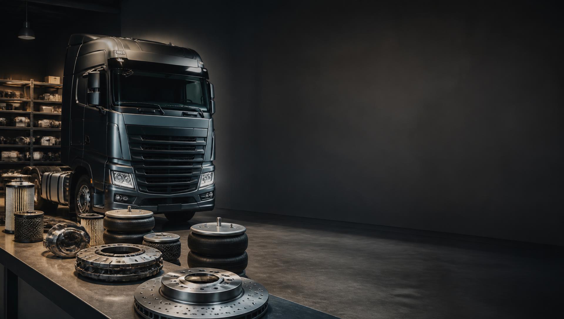 Náhradní díly pro nákladní automobily připravené ve skladu